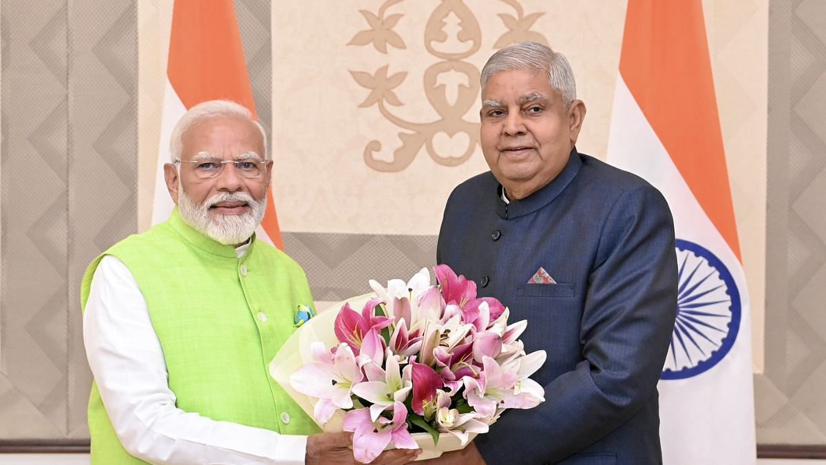 virsanghvi's tweet card. The reason Jagdeep Dhankhar got so far in the Modi era was that he was willing to function as an effective hatchet man for the government.