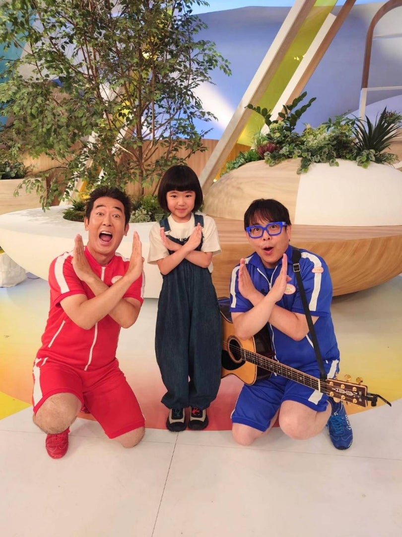 tetsu__and_tomo's tweet card. テツandトモの、トモ(青)です♪ 日本テレビ系列「ZIP!」を見てくださった皆さん、ありがとうございました。オフショットです！夜も見てくださいね！ ○７月２…
