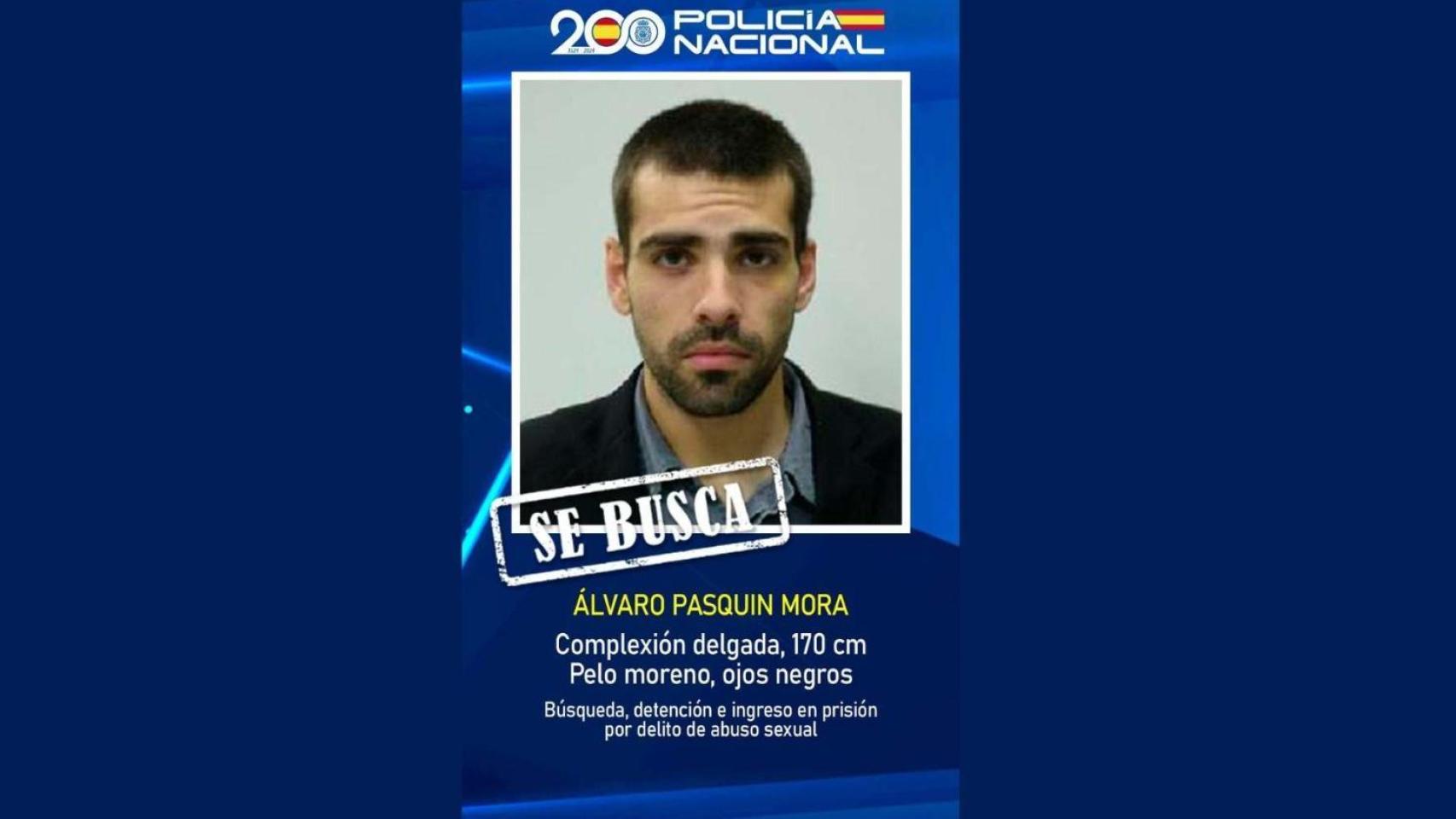 elespanolcom's tweet card. Álvaro Pasquín Mora tenía una reclamación judicial en vigor por un abuso sexual cometido en el año 2017 que prescribía en 10 días. La Policía le ha detenido in extremis. Más información: Estos son...