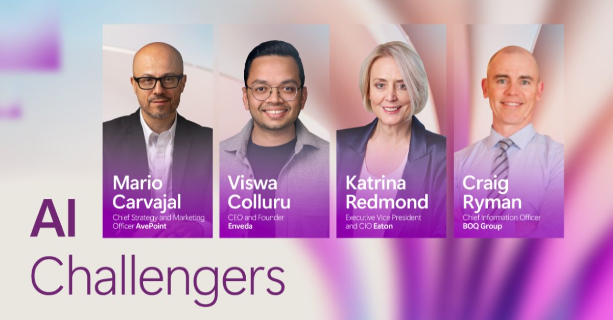 MSCloud's tweet card. Explore how leading organizations are using AI to drive innovation and achieve tangible results in a transformative business landscape. Learn more.