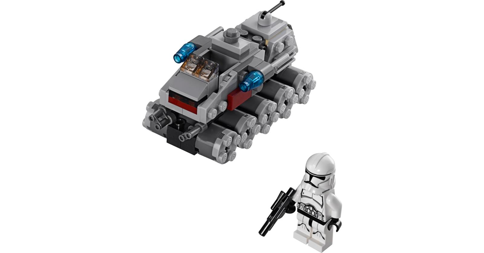 brickset's tweet card. Today's random set is 75028 Clone Turbo Tank, released during 2014. It's one of 45 Star Wars sets produced that year. It contains 96 pieces and 1 minifig , and its retail price was US$9.99/£8.99.