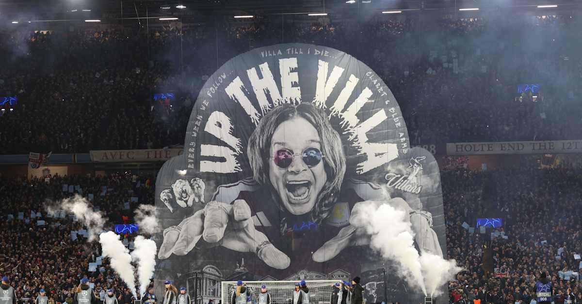 yleurheilu's tweet card. Ozzy Osbourne esiintyi Aston Villan kotistadionilla vain muutama viikko sitten.