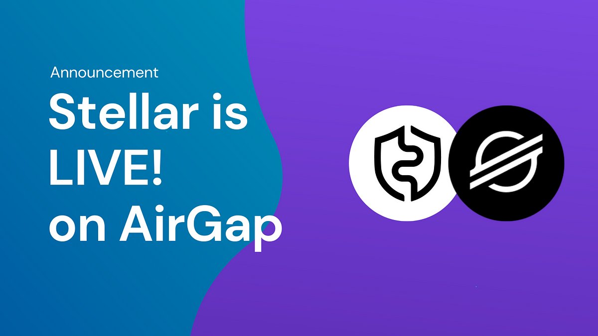 djangobits's tweet card. We’re thrilled to announce that Stellar has officially joined the AirGap ecosystem! Users can now enjoy the full power of the Stellar…