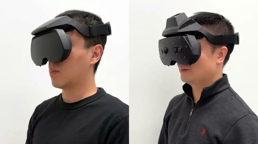 MoguraVR's tweet card. MetaのXR/メタバース事業部門であるDisplay Systems Research（DSR）チームが、超広視野角VRヘッドセットの研究成果を発表しました。 8月にカナダ・バンクーバーで開催される国際会議「SIGGR […]