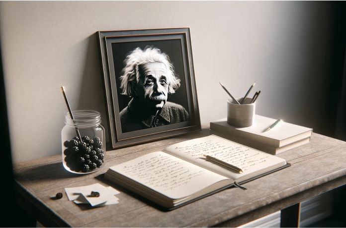 UltraTextual's tweet card. Einstein no solo cambió la física, sino que también nos dejó lecciones vitales sobre cómo abordar los desafíos y vivir con propósito.