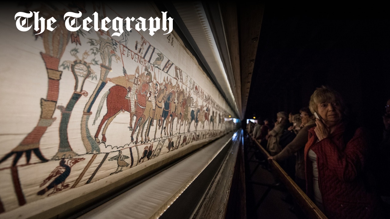 Craig_Simpson_'s tweet card. Depiction of Norman Conquest to be lent to UK in exchange for Sutton Hoo treasures