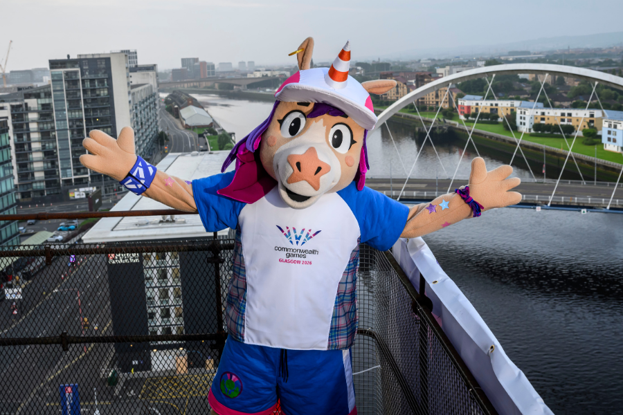brawday's tweet card. The official mascot for the 2026 Commonwealth Games in Glasgow has been unveiled ...