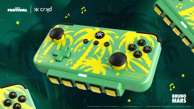 OverloadComms's tweet card. Celebrate music and gaming with the NEO S BRUNO MARS 5 Fret Edition controller, designed for rhythm games and inspired by the superstar artist.