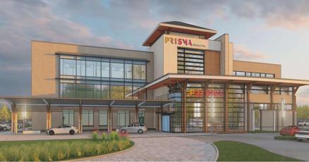 PCGreenville's tweet card. Prisma Health will double Greer Memorial’s capacity and build a new medical office on South Buncombe Road. It’s a response to growth in South Carolina.