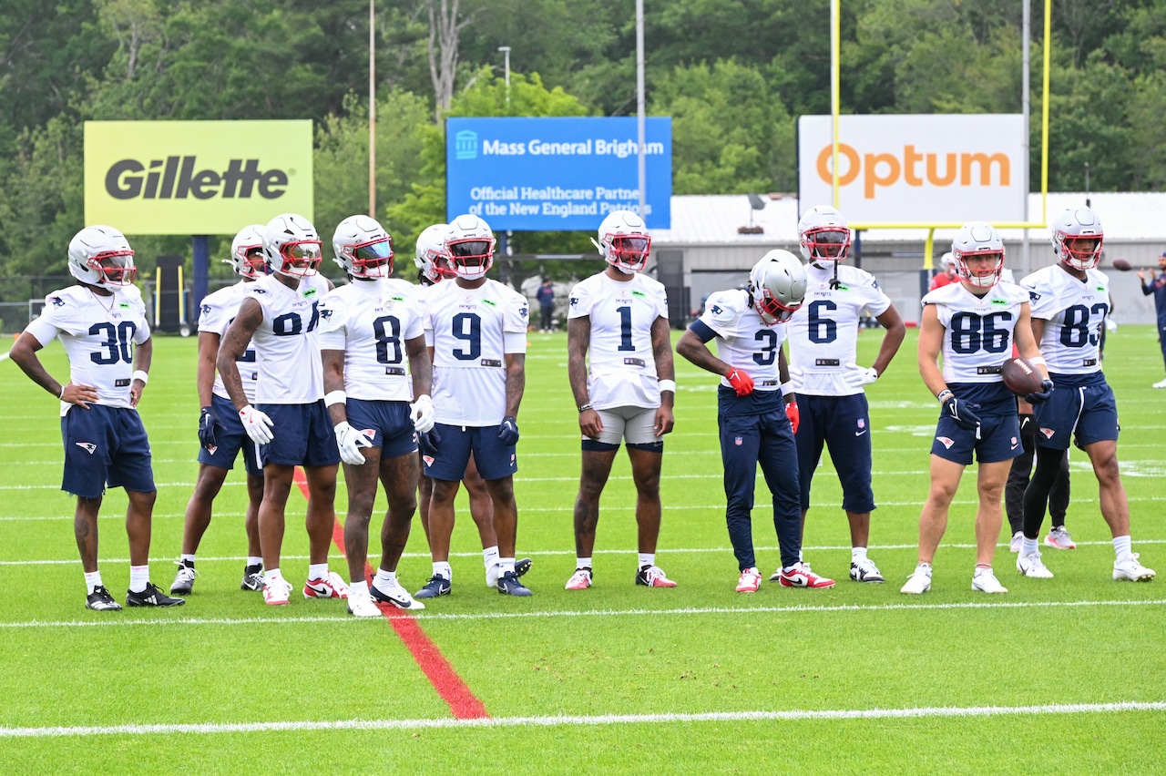 masslivesports's tweet card. The competition is about to start. Here are the top five position battles heading into Patriots training camp