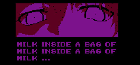 IndieGamePicks's tweet card. If you like weird small gaming experiences, then you need to check out “Milk inside a bag of milk inside a bag of milk”!