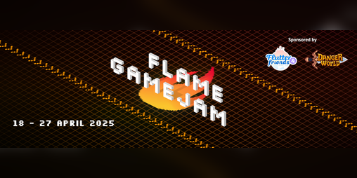 BlueFireOSS's tweet card. Submissions to Flame Jam 2025