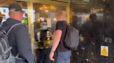 lotuseatersnews's tweet card. Guests with prior bookings at the Britannia Hotel in Canary Wharf were turned away without warning on Tuesday after the U.K. Home Office acquired the property to accommodate asylum seekers. Footage...