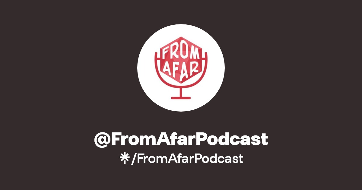 FromAfarPodcast's tweet card. View FromAfarPodcast’s Linktree to discover and stream music from top platforms like Spotify here. Your next favorite track is just a click away!