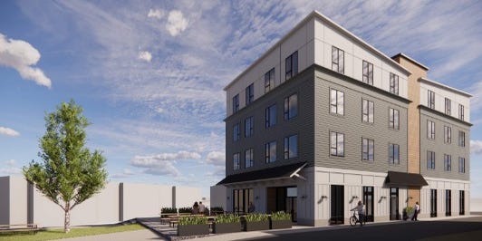 seacoastonline's tweet card. A plan to replace Exeter’s oldest dry cleaner with condos and a café is stirring debate over parking.