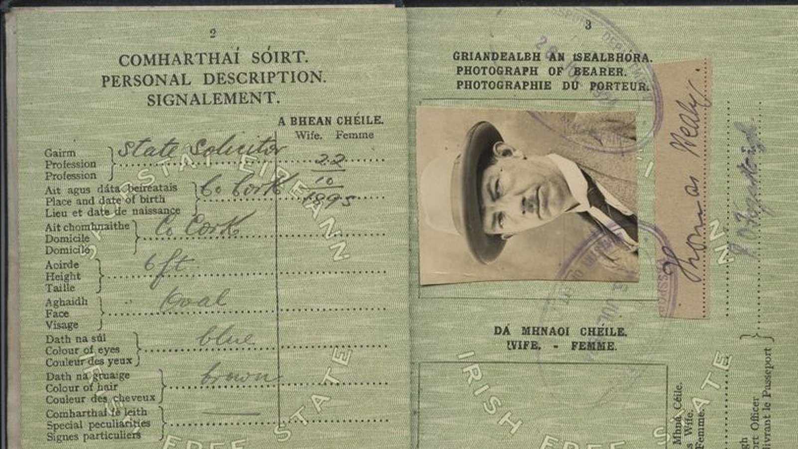 Chealy_'s tweet card. A new exhibition has opened at the Irish Emigration Museum to mark the centenary of the Irish passport.