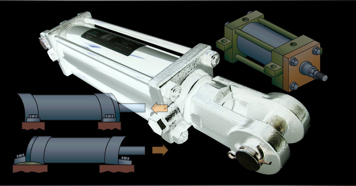 PowerMotionTech's tweet card. Trouble-free use of fluid power cylinders depends, in large part, on properly mounting the component for the particular application.