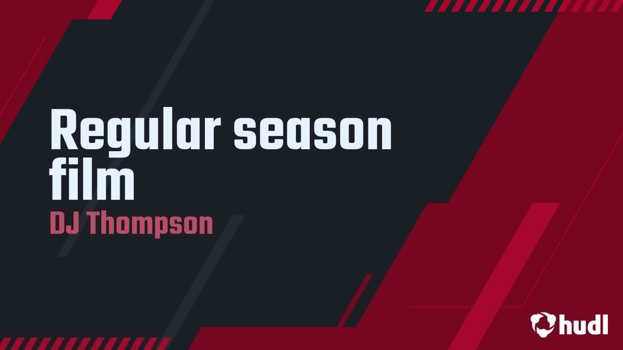 djthompson1_'s tweet card. Regular season film