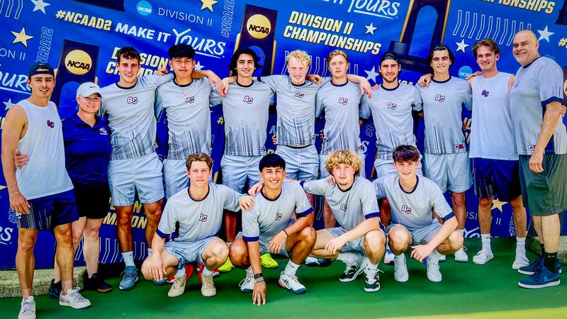 QCKnights's tweet card. ALTAMONTE SPRINGS, FL. – Back in the big dance for the second straight year and the eighth time in program history, the Queens College men's tennis team 2025 concluded in the NCAA Men's Tennis...