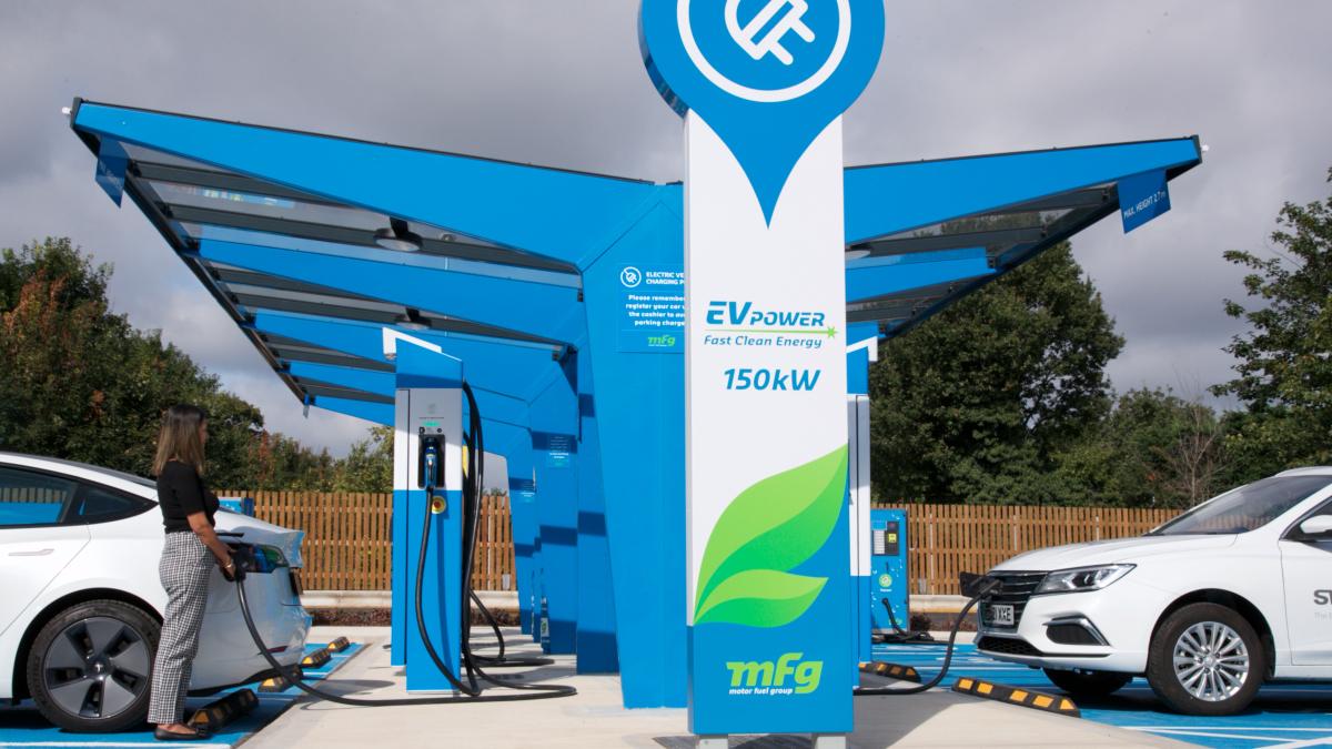 zap_map's tweet card. MFG has installed over 1,000 ultra-rapid EV charging bays across 170 hubs throughout the UK - the highest rollout of multi-bay, open ultra-rapid charging...