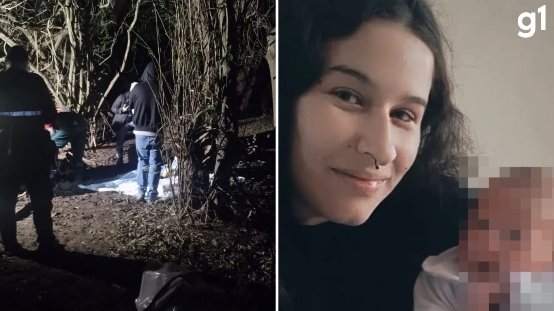 g1's tweet card. Suspeito seria o pai da criança. A mulher vítima do crime, mãe da criança, teria ameaçado contar sobre o bebê para a esposa do suspeito. Dois menores foram apreendidos.
