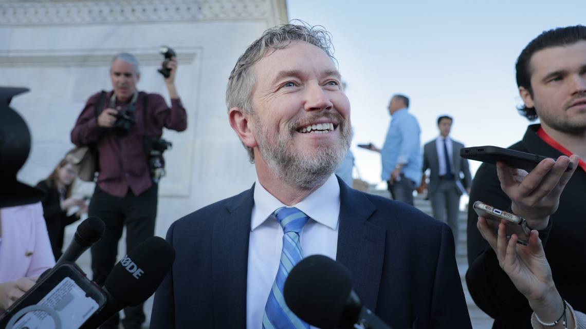 _AustinHorn's tweet card. “I think they’ve had the Yellow Pages and the White Pages out and called just about everybody they can find in my district to run,” Massie said of Trump’s search for a GOP rival.