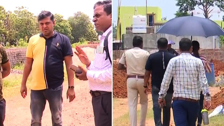 otvnews's tweet card. Anurupa Bhanja accuses KIIT s Pramod Sahu of threatening her over constructing on her family s land in Bhubaneswar amidst wider land grab allegations against the university