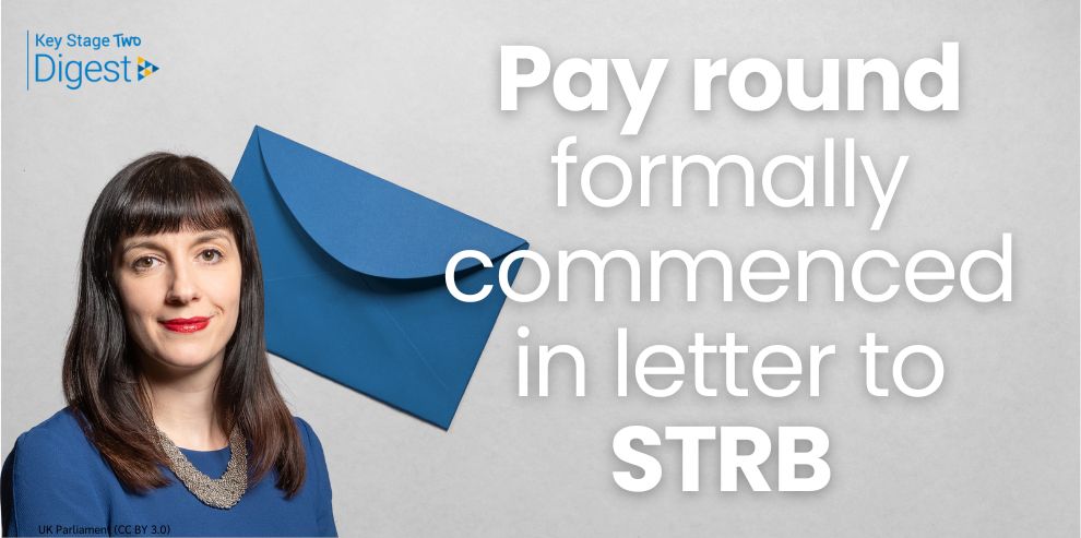BexDigest's tweet card. DfE seeks recommendations from STRB on future pay and conditions for teachers.