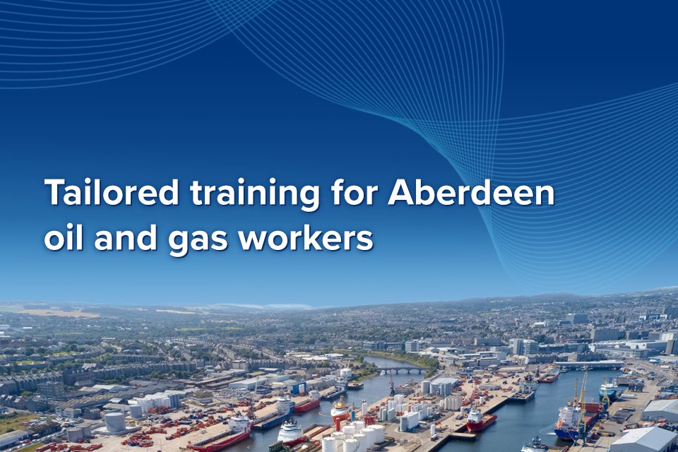 mgshanks's tweet card. Around 200 oil and gas workers in Aberdeen and Aberdeenshire will be offered tailored support to seize clean energy job opportunities.