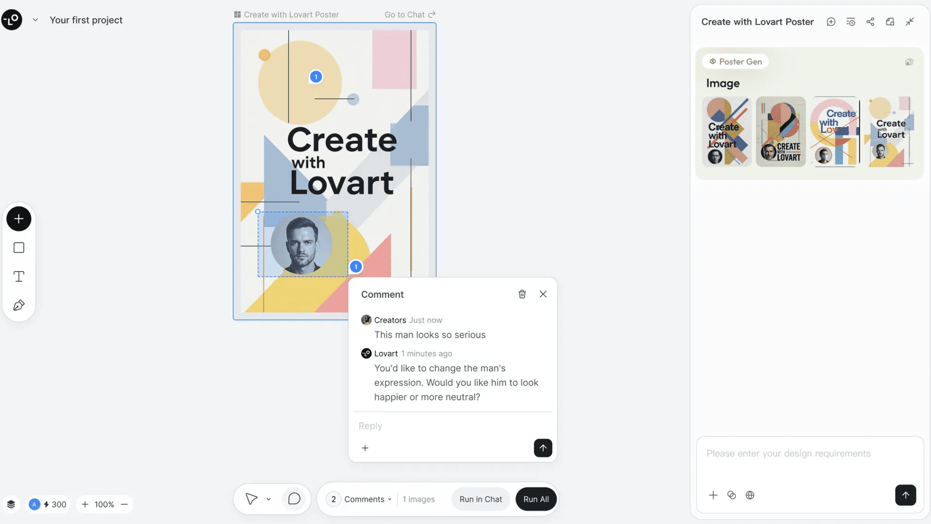 CNBCi's tweet card. Lovart, the latest AI design tool to hit the market, was created by a team that includes the former China head of popular video-editing app CapCut.