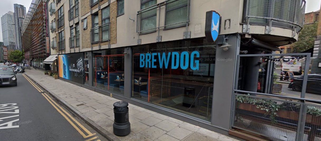 hackneygazette's tweet card. Brewdog is closing 10 UK bars—including Camden, Shoreditch, and Shepherd's Bush—due to "industry challenges". Unite the Union has…