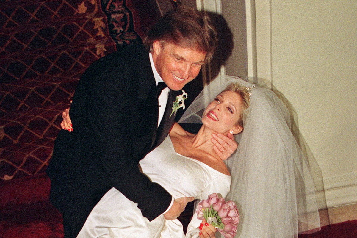 lesleyabravanel's tweet card. President Donald Trump was also filmed ‘laughing and chatting’ with disgraced financier Jeffrey Epstein at a 1999 Victoria’s Secret fashion show in New York
