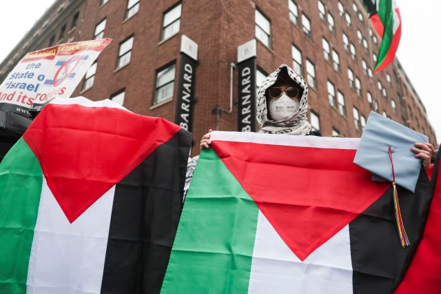 PIX11News's tweet card. NEW YORK (AP) — Columbia University announced disciplinary action Tuesday against students who participated in a pro-Palestinian demonstration inside the Ivy League school’s main library …