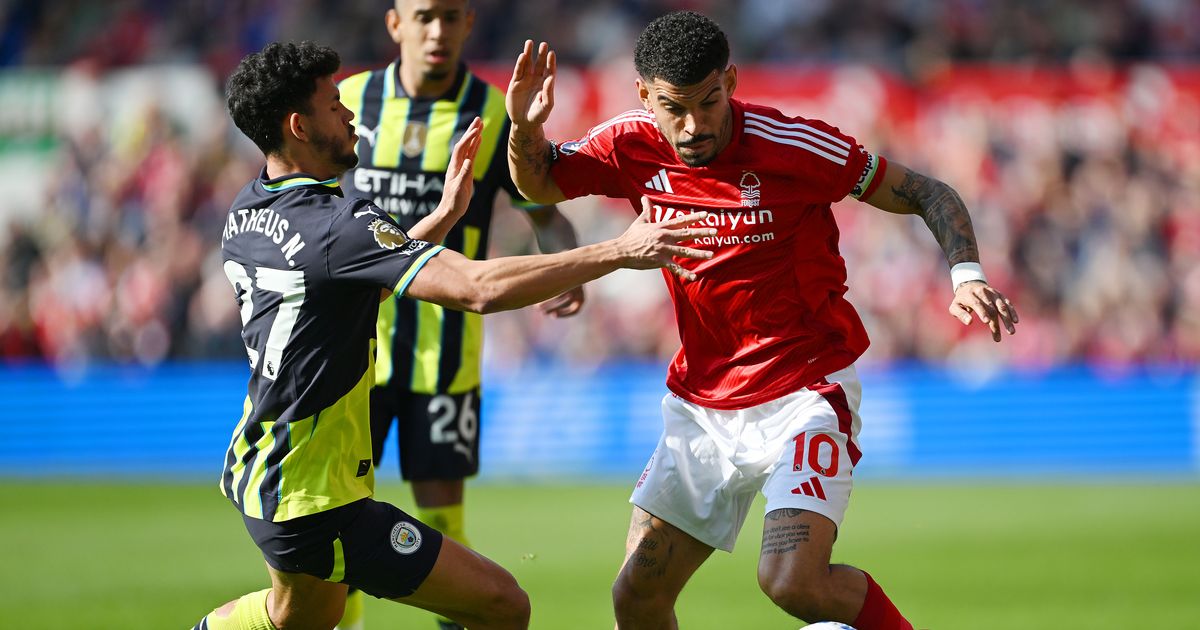 City_Xtra's tweet card. Morgan Gibbs-White is set to leave Nottingham Forest this summer and Manchester City held an interest in the attacking midfielder earlier in the window.