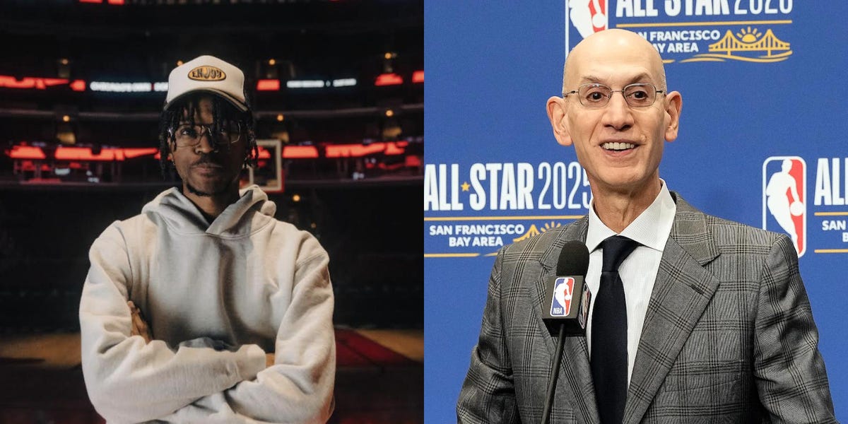 SRKStrategies's tweet card. Kenny Beecham's podcast interview with NBA Commissioner Adam Silver highlights the league's collaboration with content creators to drive growth.