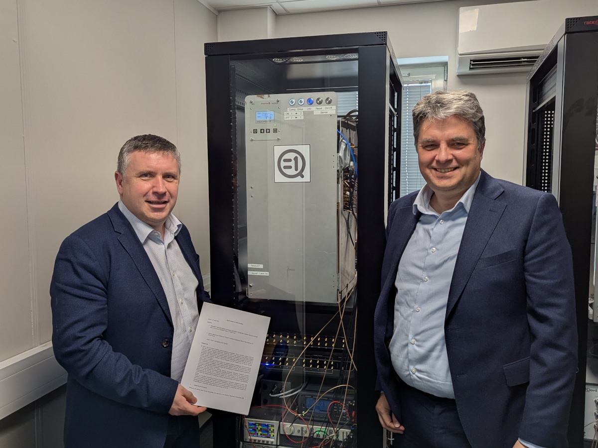 StoryLabIRL's tweet card. The collaboration aims to promote the importance of artificial intelligence and quantum computing in Ireland and Europe.
