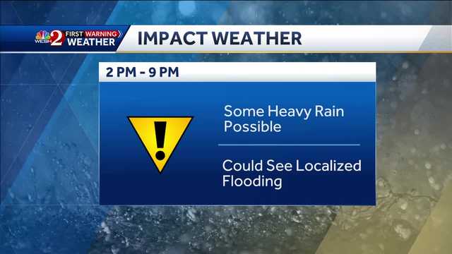 WESH's tweet card. This is all due to a low-pressure system that is set to cross the peninsula today, triggering scattered rain and storms.