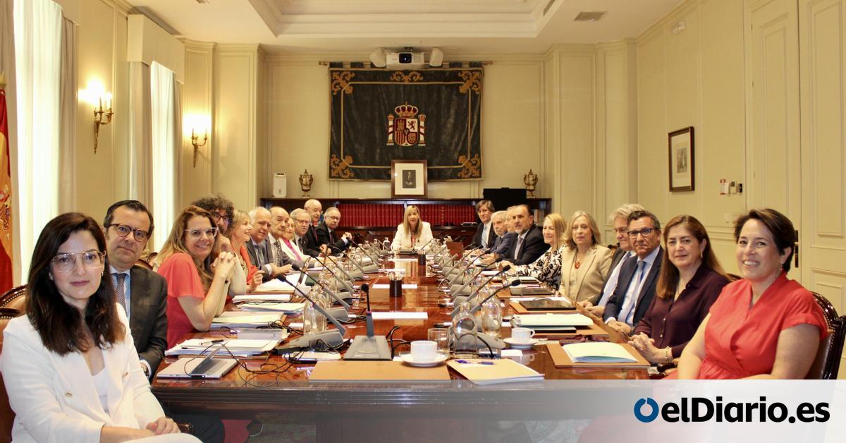 eldiarioes's tweet card. El pleno, con 15 y 16 votos a favor respectivamente, nombra presidentes de las Salas de lo Penal y lo Contencioso a Andrés Martínez Arrieta y Pablo Lucas después de que las candidatas progresistas se...
