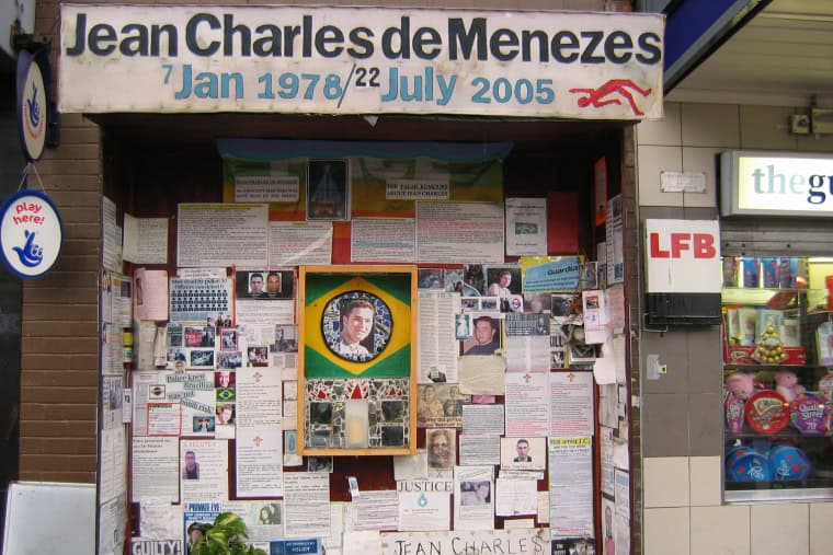socialistworker's tweet card. Jean Charles de Menezes was shot dead at Stockwell station in London. His brutal killing stands as a monument to the tragic consequences of police violence and racism.