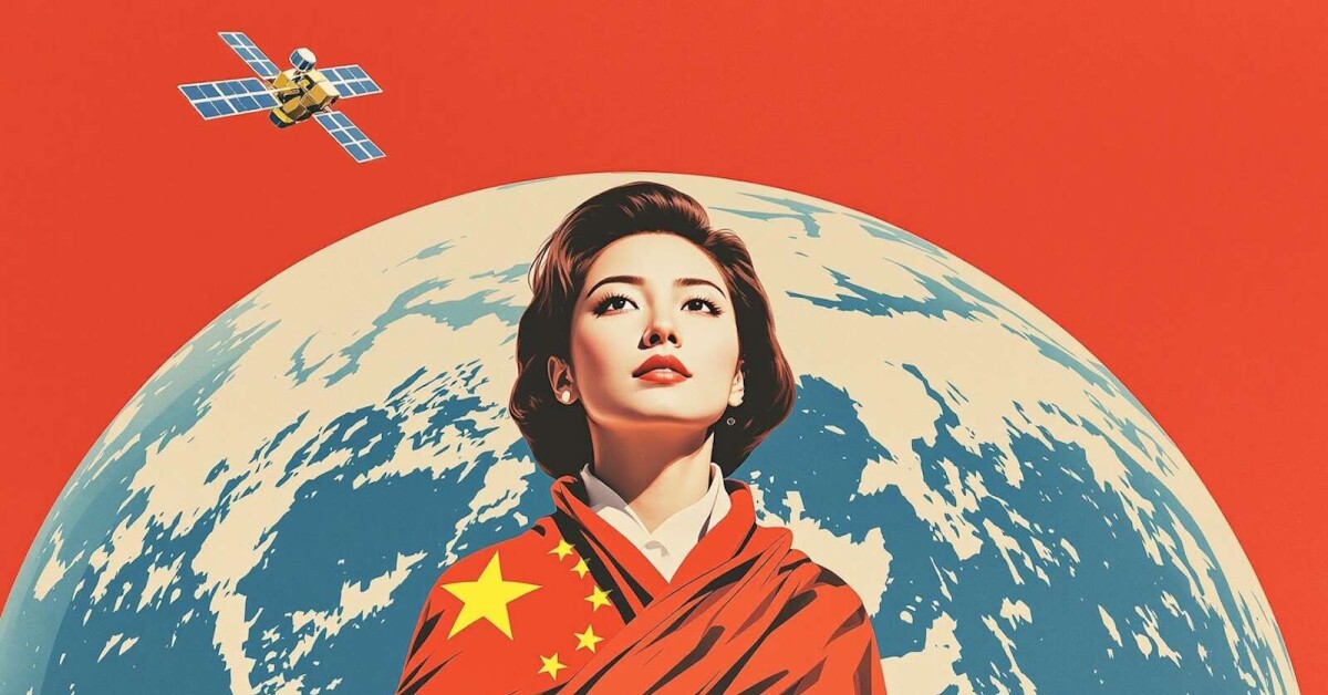 futurasciences's tweet card. L’étonnante histoire de l’espionne chinoise qui écoutait les satellites d’Airbus et de Thalès à la...