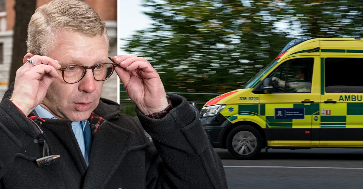 Ericson_ubbhult's tweet card. Det saknas ambulanser i hela Stockholm. Nu kräver Kristoffer Tamsons (M) att regionrådet Talla Alkurdi (S) agerar. – Det är dags att hon masar sig upp ur häng