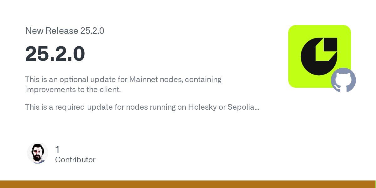 Teku_Consensys's tweet card. This is an optional update for Mainnet nodes, containing improvements to the client. This is a required update for nodes running on Holesky or Sepolia network as it contains the configuration for t...