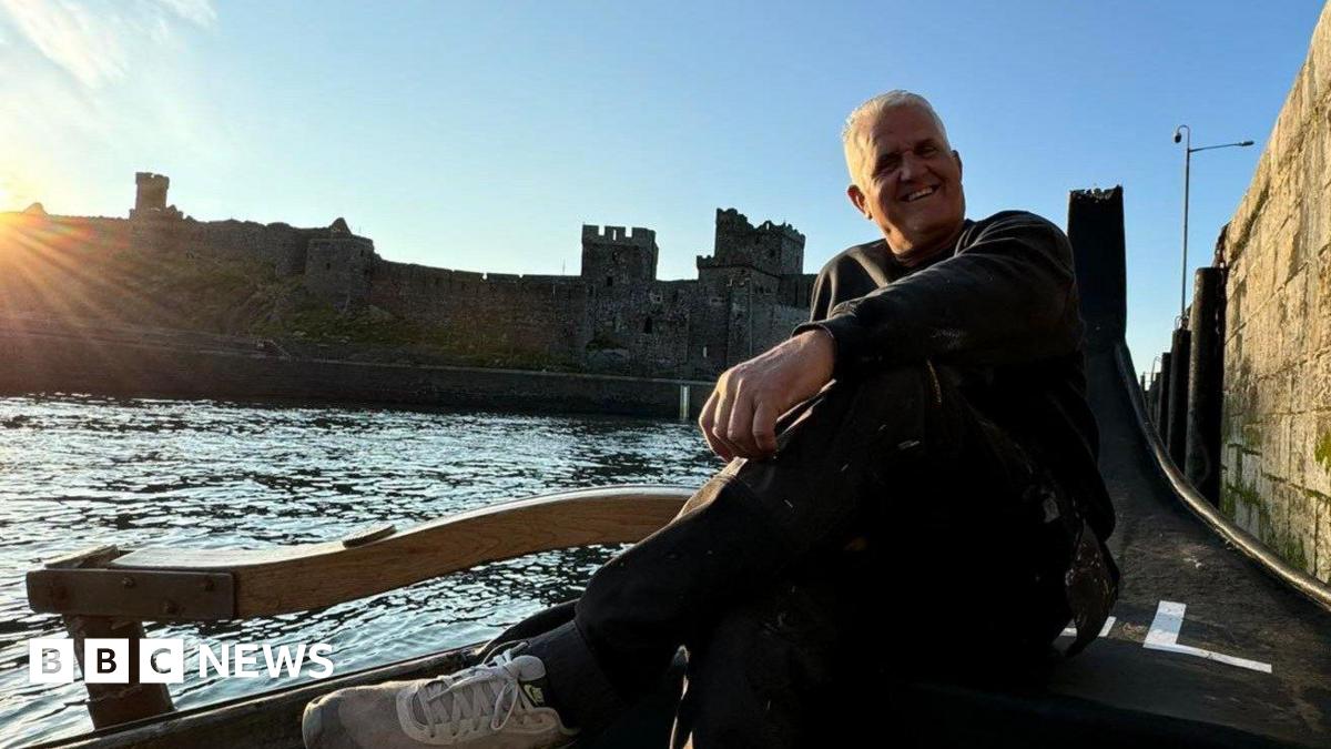 BBCIsleofMan's tweet card. Tributes are paid to "highly respected" former Peel fireman and community volunteer Nigel Rawlinson.