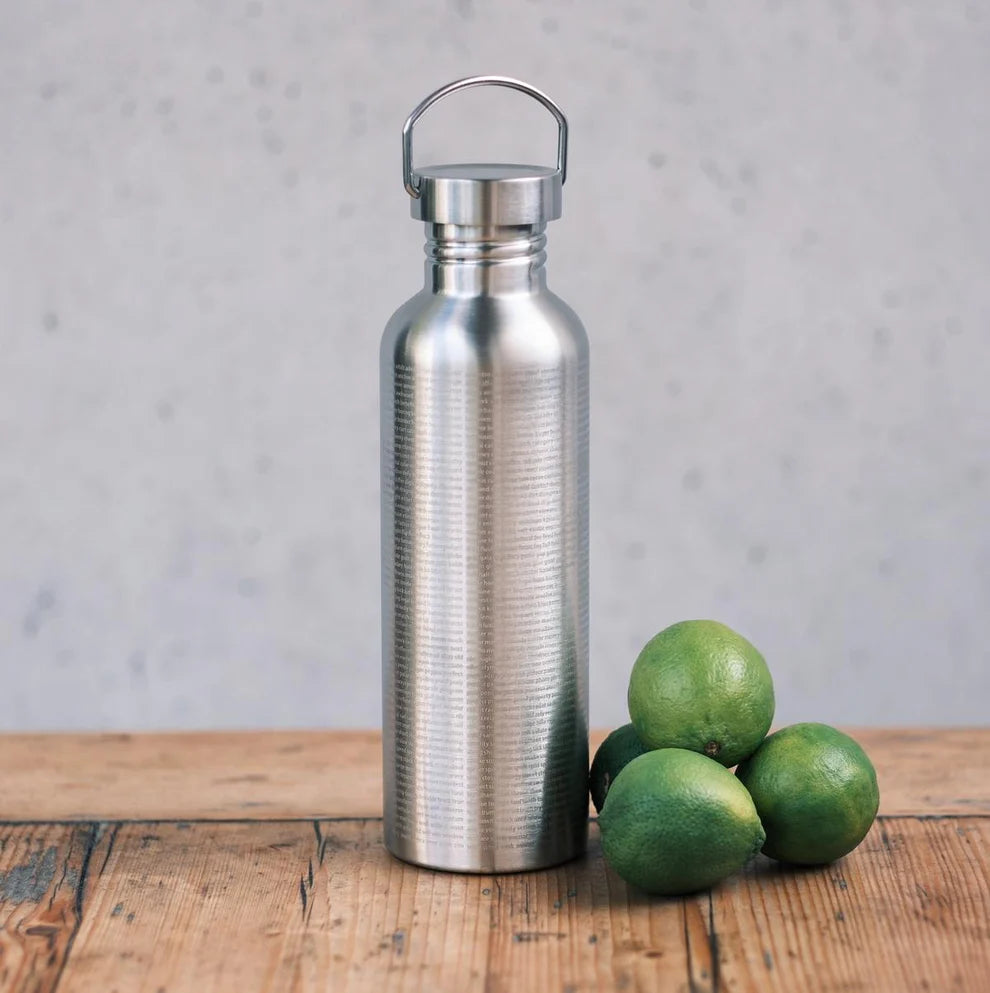 JohnnyLaw2021's tweet card. The perfect OPSEC gadgetEnough space for one liter of liquid and all the Bitcoin seeds in the world! Our 1 liter stainless steel bottle is finished with a fine laser engraving of all 2048 words of...
