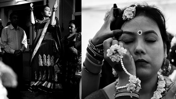 HomegrownIn's tweet card. Mothers & Goddesses: Photobook 'MATAJI' Is A Visual Meditation On The Divine Feminine Rooted in visions and mystical experiences, the book engages with the Devi Mahatmya, a foundational Hindu text...