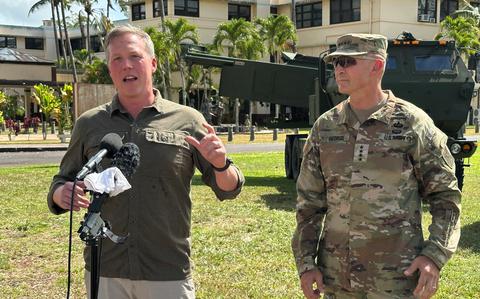 starsandstripes's tweet card. Army secretary wants to move more quickly on an agreement for Hawaii live-fire training lands
