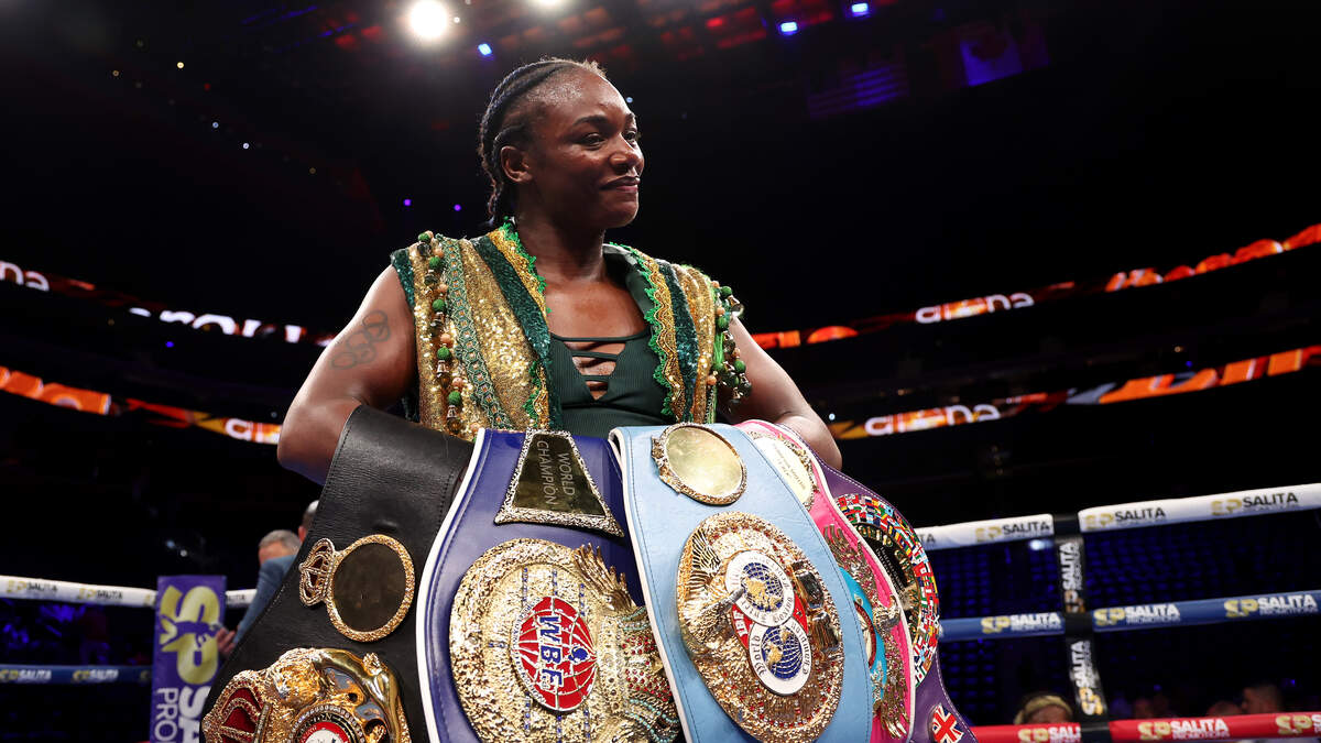 SteveHarveyFM's tweet card. Claressa Shields says she’s got $15M and venues ready, now she’s waiting on Laila Ali.