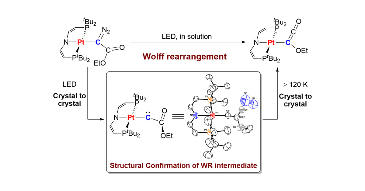 ZejieLyu's tweet card. The Wolff rearrangement (WR) is widely used for the synthesis of ketenes from diazoketones and -esters. Stepwise WR reactions are proposed to proceed through transient carbonylcarbene (R–C–C(O)–R′)...