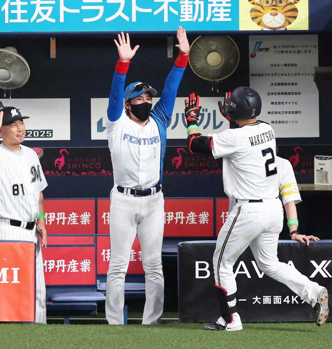 Sponichi_Orix's tweet card. 　「マイナビオールスターゲーム2025」は23日、京セラドームで第1戦が行われ、全パが5―1で勝利した。