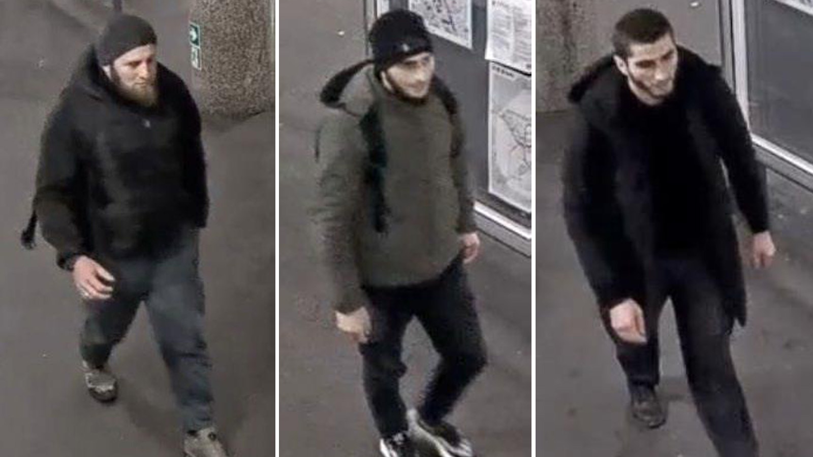 afd_georg's tweet card. Diese drei Männer sollen in Gesundbrunnen zwei 18-Jährige krankenhausreif geprügelt haben. Die Polizei fahndet nach dem Trio aus der U-Bahn.